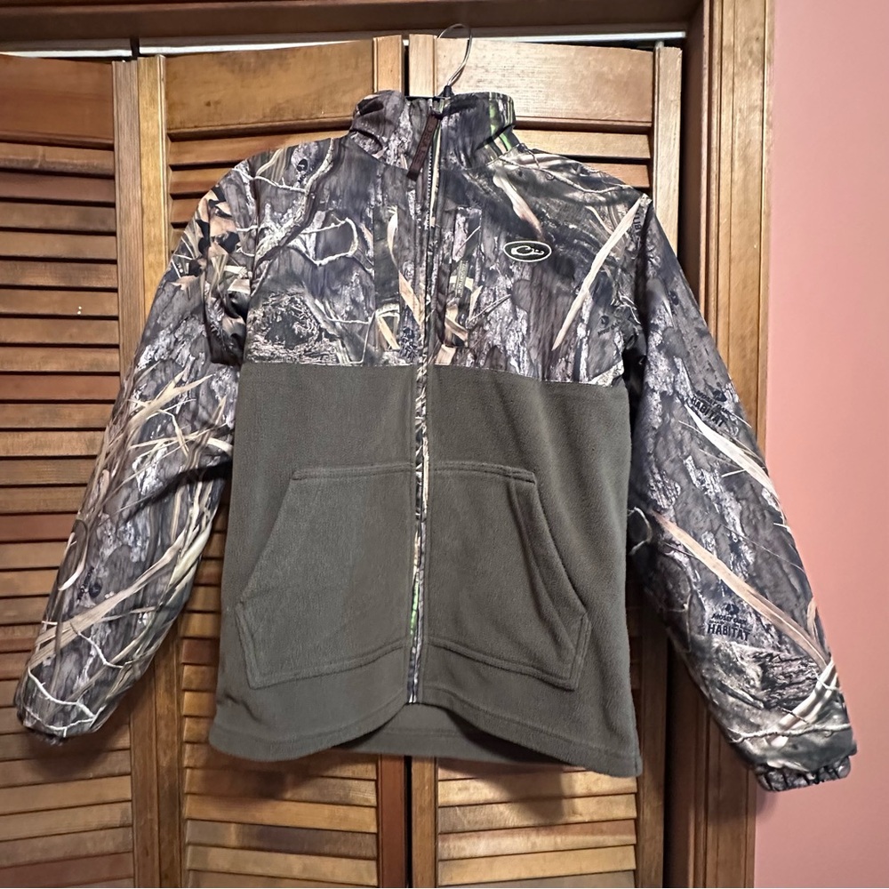 Drake Kids Camouflage Fleece Jacket